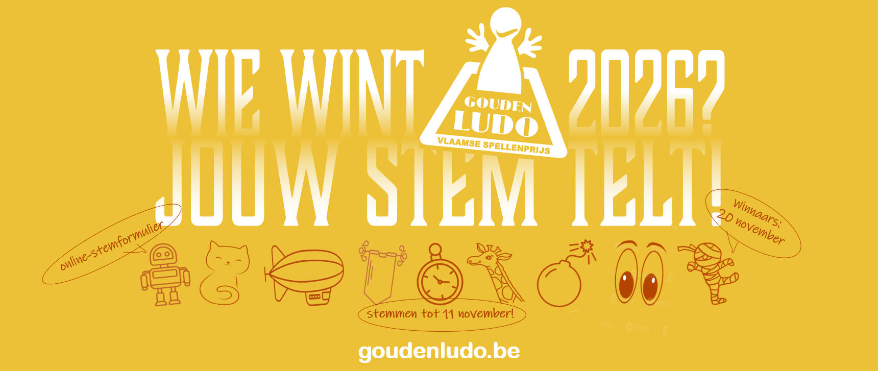banner gouden ludo